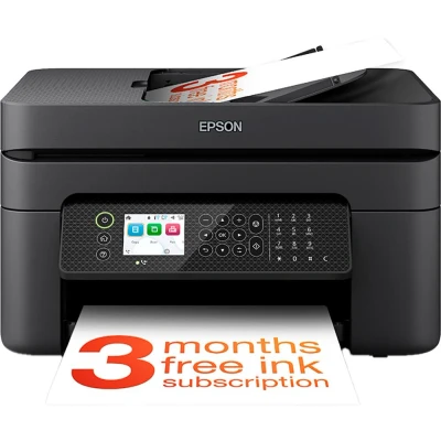 Image of EPSON WorkForce WF 2950DWF All in One Wireless Inkjet Printer with Fax, Black