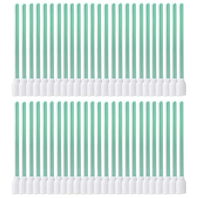 Image of 50 Pcs 5&quot; Square Rectangle Foam Cleaning Swab Sticks Swabs Tip for Printer Roland Optical Equipment