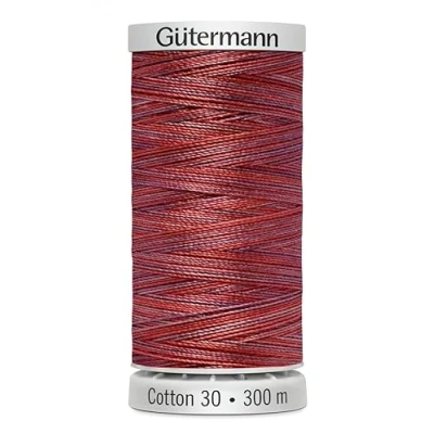 Image of Gutermann No 30 Sulky Cotton Embroidery Thread 300m 4042 Orange, Pink Each