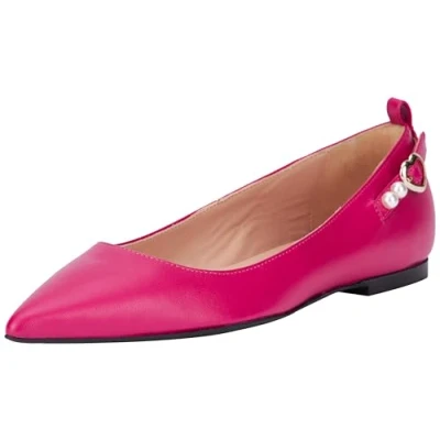 Image of Love Moschino Ballet Flats Women Magenta 4 UK