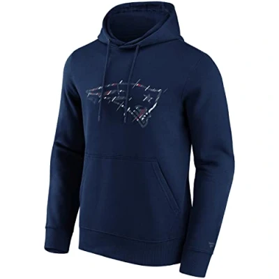 Image of Fanatics NFL Fleece Hoody ETCH New England Patriots XXL