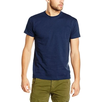 Image of Fruit of the Loom Men&#039;s Heavy T Shirt, Navy, Large