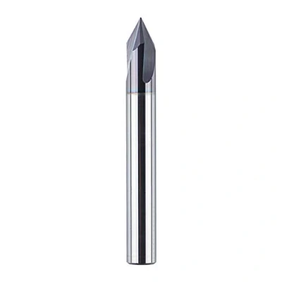 Image of SpeTool V Groove Router Bits Chamfer Bit CNC 6mm Shank 60 Degree 3 Flutes Professional Solid Carbide Engraving with TiAlN Coating for Lettering Woodworking Chamfering