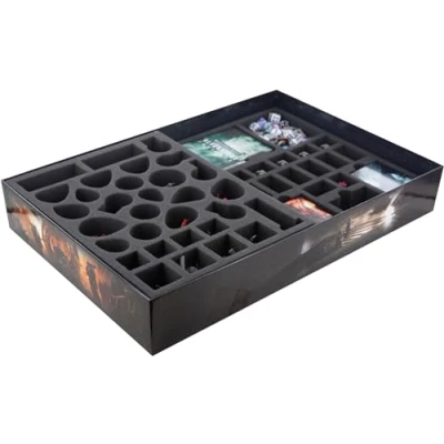 Image of Feldherr foam tray set compatible with Warhammer Quest: Blackstone Fortress board game box