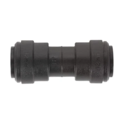Image of Sealey Straight Coupling 12mm Pack of 5 (John Guest Speedfit® PM0412E)