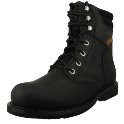 Image of Harley Davidson Mens Darnel Leather Black Boots 11 UK