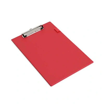 Image of Rapesco A4 Foolscap Single Clipboard Red (Pack of 10)