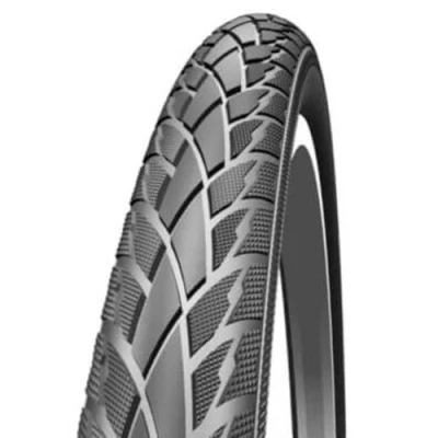 Image of Schwalbe Unisex Adult HS140 Tyre, Black/White, 1/2 x 1.75