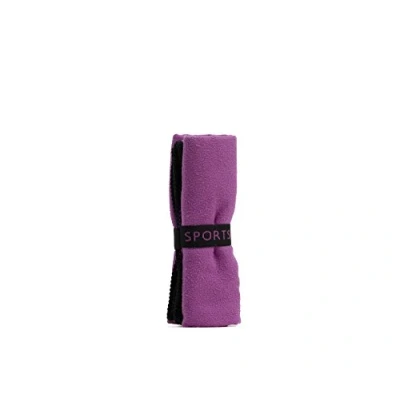 Image of Gözze Absorbent Sports and Gym Towel, Super Soft, Synthetic Fibre, 30 x 50 cm Purple
