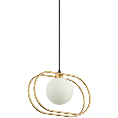 Image of Italux Lighting Grosetta Modern 1 Light Globe Pendant Ceiling Light, G9 ITLPND 53423 GD