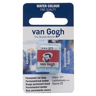 Image of Van Gogh Watercolour Half Pan Permanent Red Deep Series 1