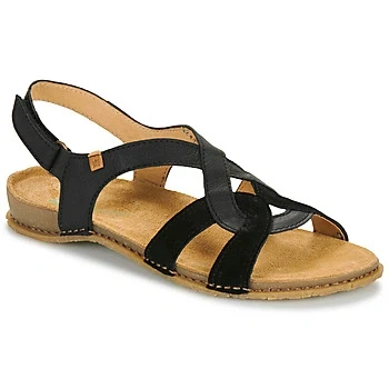 Image of El Naturalista PANGLAO women&#039;s Sandals in Black