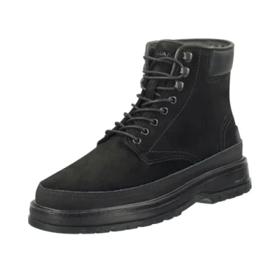 Image of GANT Clafton Laceup ankle boots, Men&#039;s, Size: 10, Black Leather