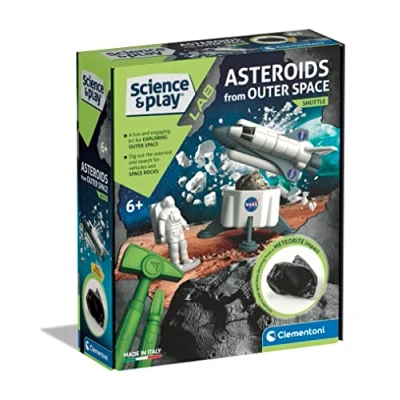 Image of Clementoni Nasa Asteroids from Outer Space Shuttle: Toy for Children, Educational Themed Building Kit, Stimulates Creativity &amp; Learning, Kids (6+ Years)