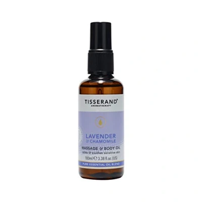 Image of Tisserand Aromatherapy Lavender And Chamomile Massage Body Oil