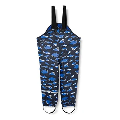 Image of CareTec Kinder Regenlatzhose mit Fleecefutter, Ocean Blue (706), 74