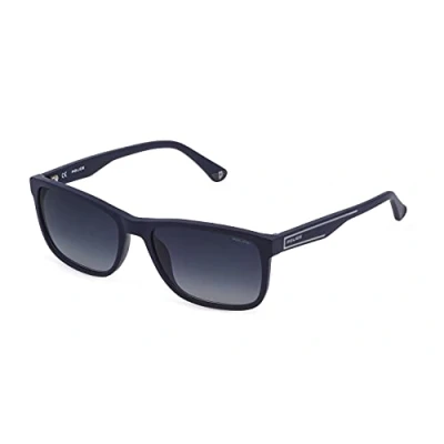 Image of POLICE Man SPLB40N Sunglasses, Opaque Blue, 56