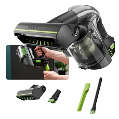 Image of Gtech Multi MK2 Cordless Handheld Vacuum Cleaner for Cars, Stairs, Home 22V Li ion Battery Powered Brush Bar