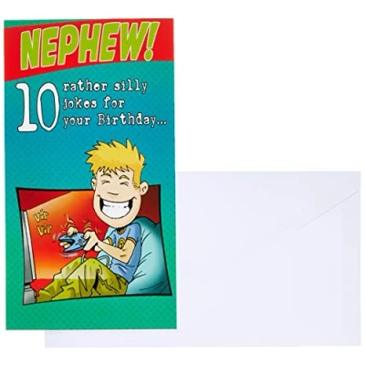 Image of Face Ache, Nephew Birthday Card, Card Nephew, Funny