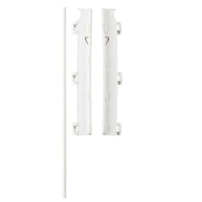 Image of Safetots Safety Barrier for Open Plan Staircases, Wall Mounting Kit, White, Metal, Kit Stairs