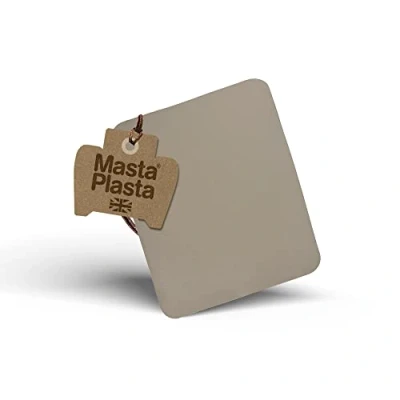 Image of MastaPlasta Original Self Adhesive Leather Repair Patch Beige 28 x 20 cm (11&quot; 8&quot;). Instant Upholstery Quality Scratch &amp; Tear for Sofas, Car Interiors, Bags, Vinyl More