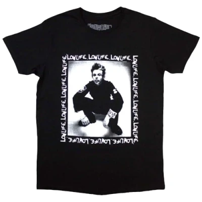 Image of Rock Off officially licensed products Yungblud Low Life Logo T Shirt L Black