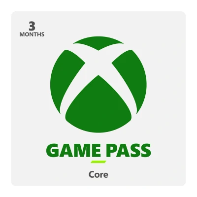 Image of XBOX Game Pass Coreu0026trade 3 Month Membership