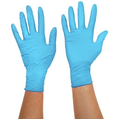 Image of Shield Medium Nitrile Gloves. Powder Free Box of 100 by
