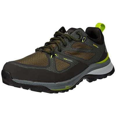 Image of Jack Wolfskin Men&#039;s Force Striker Texapore Low M Walking Shoe, Lime/Dark Green, 9.5 UK