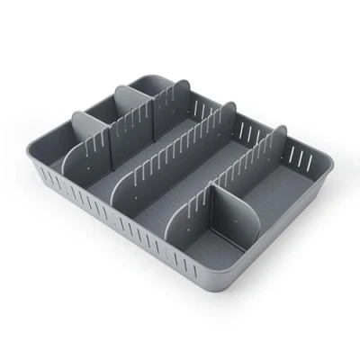 Image of KitchenAid Soft Grip Skimmer Charcoal Grey
