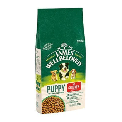 Image of James Wellbeloved Adult Large Breed Chicken &amp; Rice Dog Food 15kg