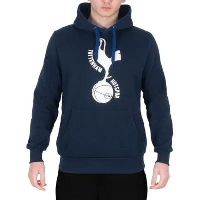 Image of Tottenham Hotspur FC Official Football Gift Mens Fleece Graphic Hoody Medium Navy Blue