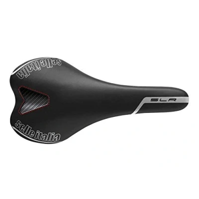 Image of Selle Italia 20I041A007AHC001 Slr TM Manganese Bike Saddle, Black, Size S1