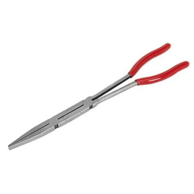 Image of Sealey Premier Flat Nose Pliers Double Joint Long Reach 335mm