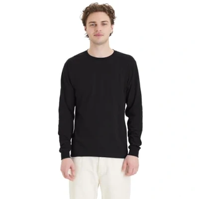 Image of Hanes ComfortSoft Men&#039;s Long Sleeved Shirt, Pack of 4, Black, M