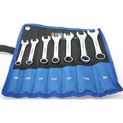 Image of Bergen 7pc SAE AF Stubby Combination Wrench Set B1850