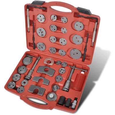 Image of vidaXL Brake Caliper Piston Wind Back Tool Kit 40 pcs