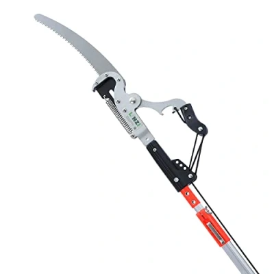 Image of LINZI Telescopic Tree Pruner 3M with 350mm Extra Blade Extendable Long Reach Pole Pruning Saw Loppers for Cutting Trimming High Branches Leaves Shrubs