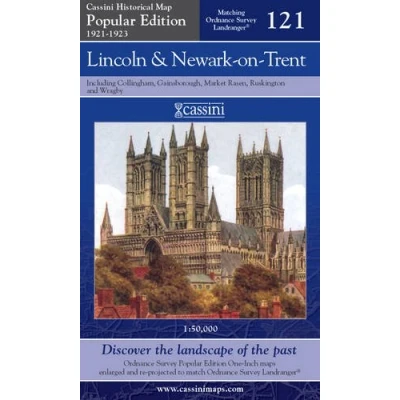 Image of Lincoln and Newark on Trent: No. 121 (Cassini Popular Edition Historical Map)