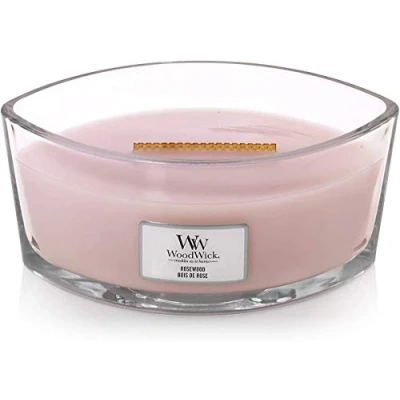 Image of WoodWick Scented Candle Ellipse Rosewood 9 cm / 19