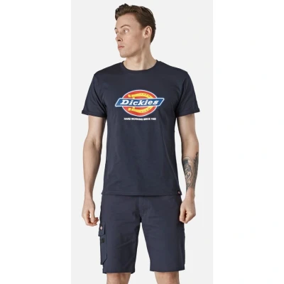 Image of Dickies T Shirt for Men, Denison Shirt, Crewneck, Navy Blue, S