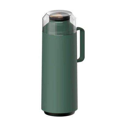 Image of Tramontina Thermal Flask with Cup Lid and Interior Glass Container (Olive Green, 1.0l)