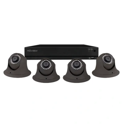 Image of ESP 8 Channel Full HD 2TB CCTV System, 4 Grey Dome Cameras