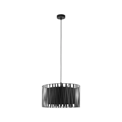 Image of Harmony Wire Frame Pendant Ceiling Light Black 1xE27