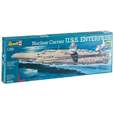 Image of Revell 05046 Nuclear Carrier U.S.S. Enterprise 1:720 Scale Unbuilt/Unpainted Plastic Model Kit