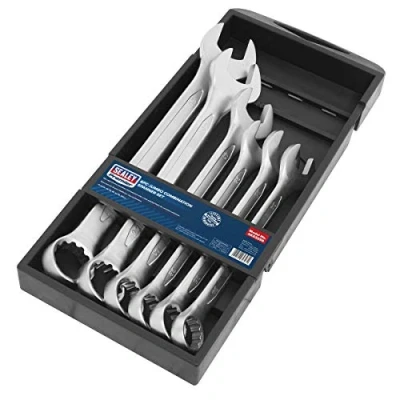 Image of Sealey Premier Combination Spanner Set 6pc Jumbo Metric