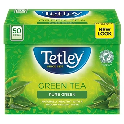 Image of Tetley Pure Green Tea, 50 bags