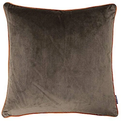 Image of Riva Paoletti Meridian Inspired Collection,Mocha/Pumpkin,55x55cm