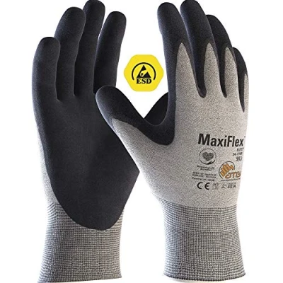 Image of ATG 34 774B MaxiFlex Elite Glove, Size 9, light grey