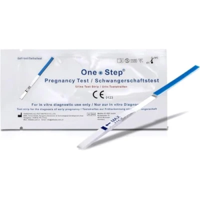 Image of One Step: 10 x Ultra Early 10mIU Wide Width Pregnancy Test Strips (Tests up to 6 Days Earlier)